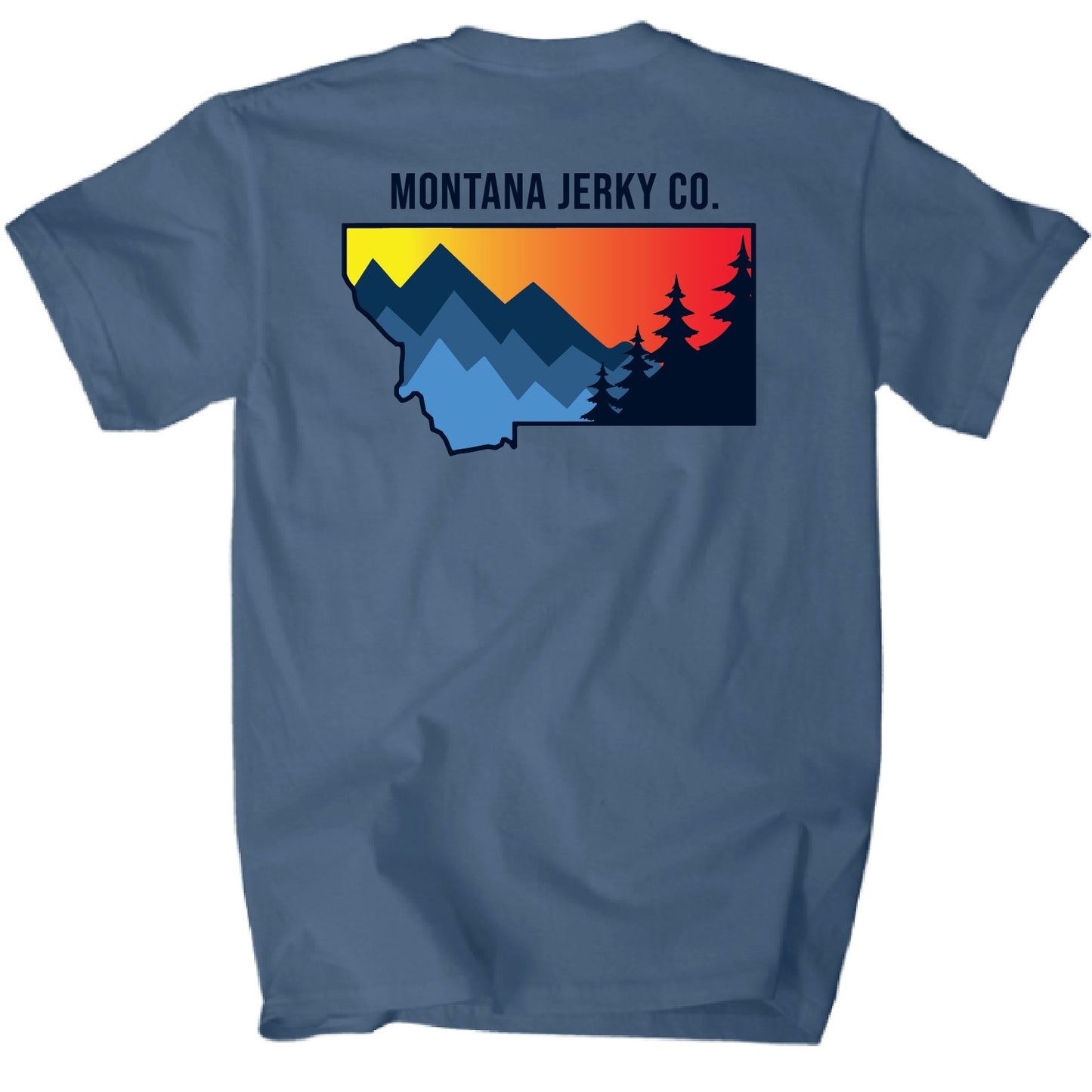 Montana Jerky Co. T-Shirt Indigo