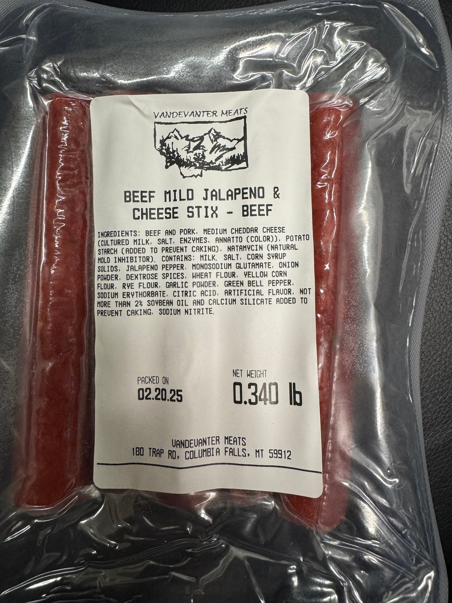 Beef Mild Jalapeno & Cheese Stix