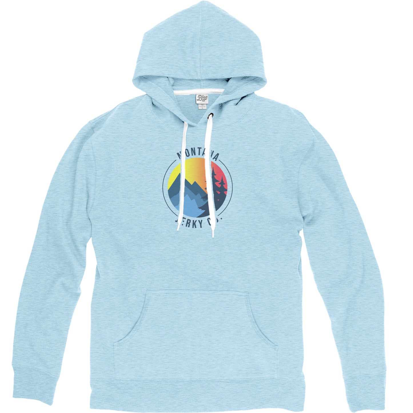 Montana Jerky Co. Hoodie Heather Denim