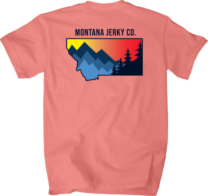 Montana Jerky Co. T-Shirt Coral Silk