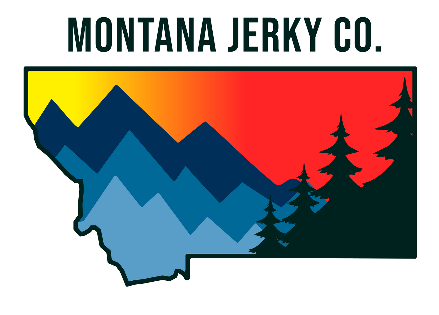 Montana Jerky Co. Sticker