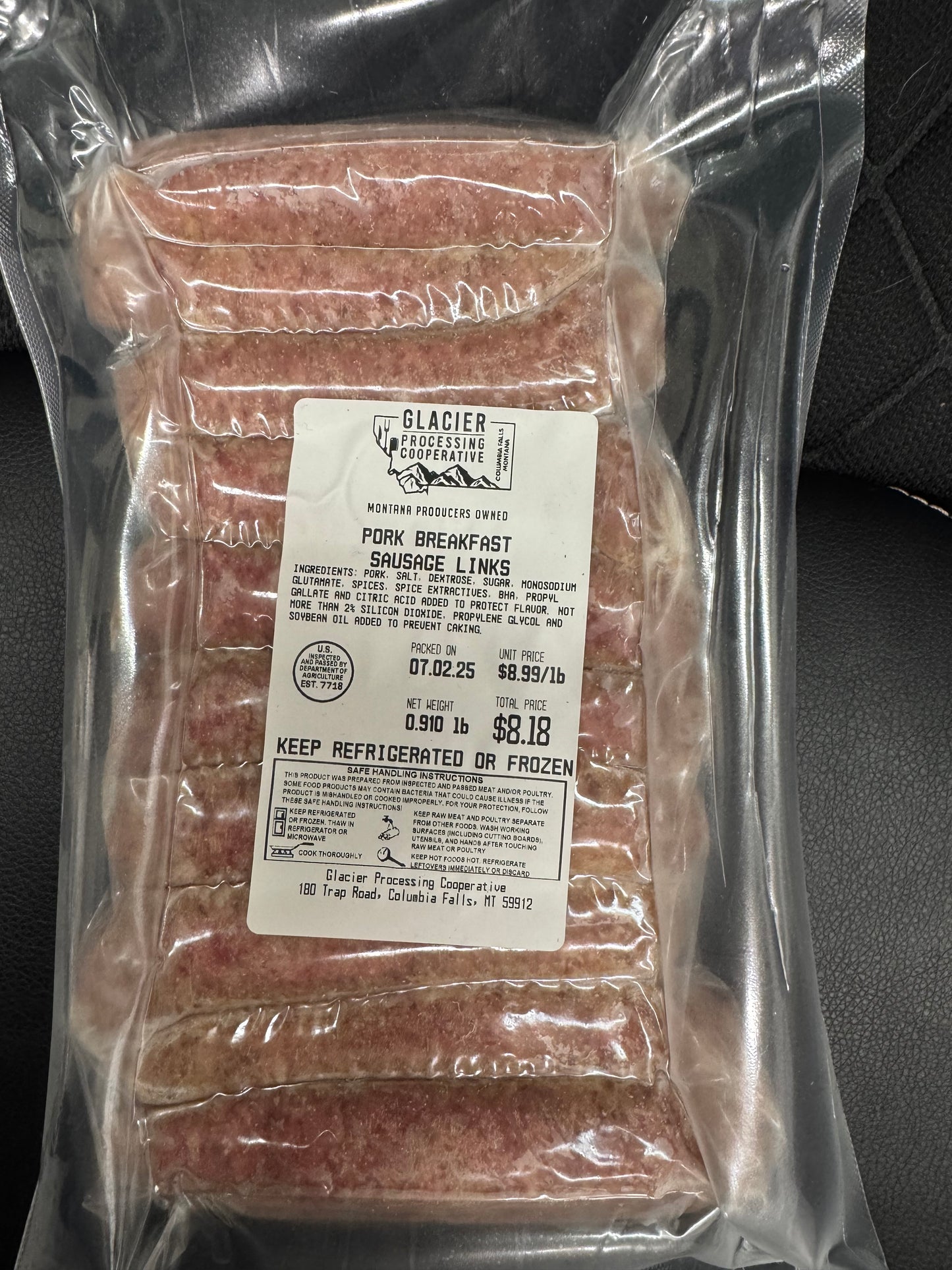 Pork Breakfast Sausage Links